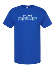 Stella Maris Stingrays Youth Cotton T-Shirt with Printed Logo