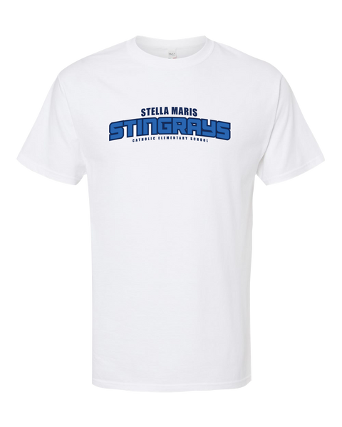 Stella Maris Stingrays Adult Cotton T-Shirt with Printed logo