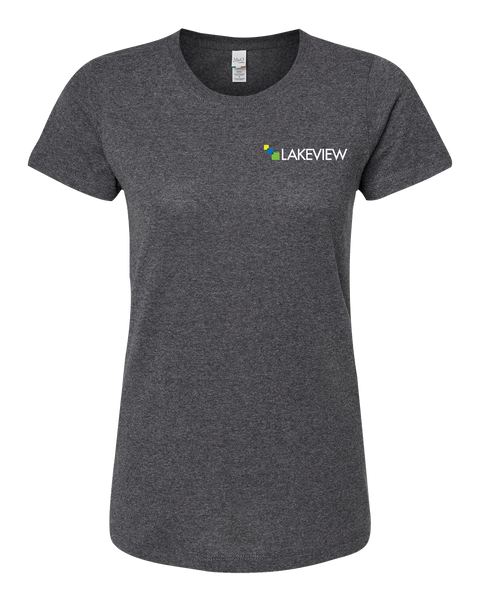 Lakeview Ladies Soft Touch Short Sleeve with Embroidered Logo