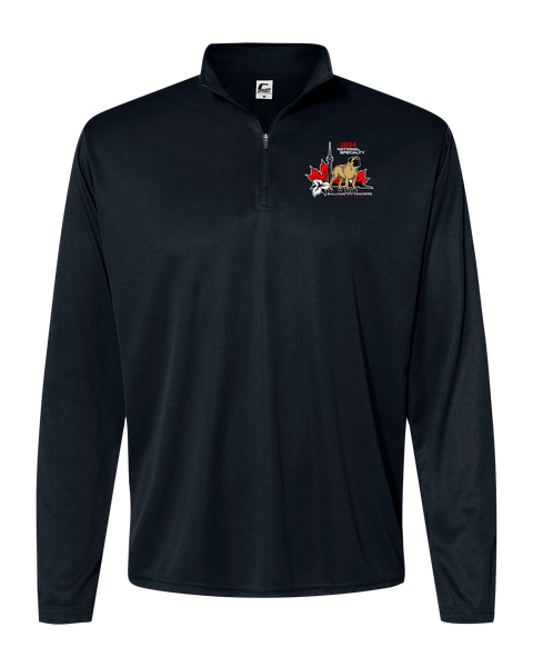 Bullmastiff Fanciers of Canada Adult Quarter-Zip Pullover with Printed Logo