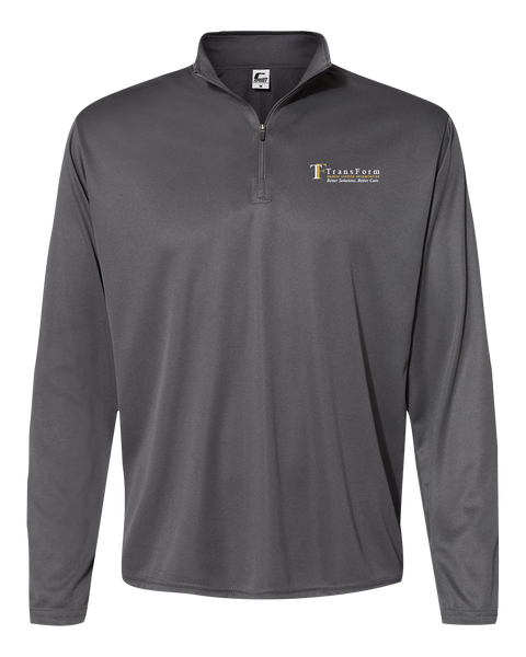 TransForm Adult Quarter-Zip Pullover with Printed Logo