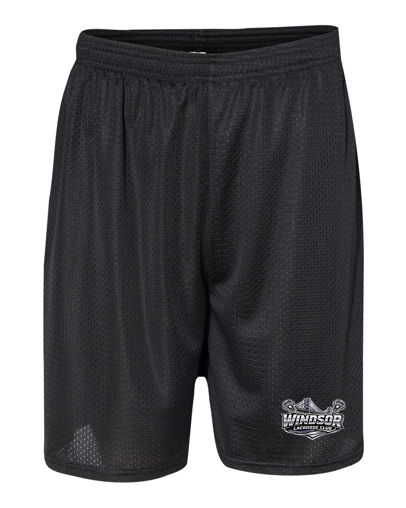 Windsor Lacrosse Club Adult Mesh 7" Shorts with Printed Logo