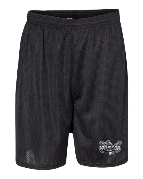 Windsor Lacrosse Club Adult Mesh 7" Shorts with Printed Logo