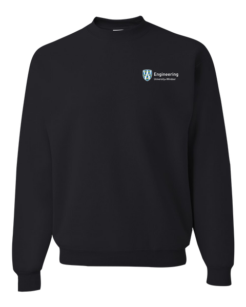 U of W Engineering Alumni Adult Crewneck Sweatshirt with Embroidered Logo