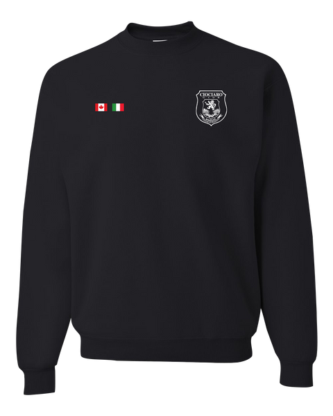 Ciociaro Club Youth Crewneck Sweatshirt with Left Chest Printed Logo