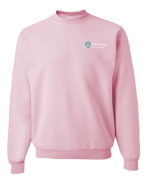 U of W Engineering Alumni Adult Crewneck Sweatshirt with Embroidered Logo