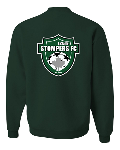 LaSalle Soccer Adult Crewneck Sweatshirt with Printed Logos Front/Back & Player Number