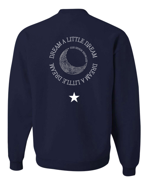 WCCA Senior Showcase "Dream A Little Dream Adult Crewneck Sweatshirt with Printed Logos