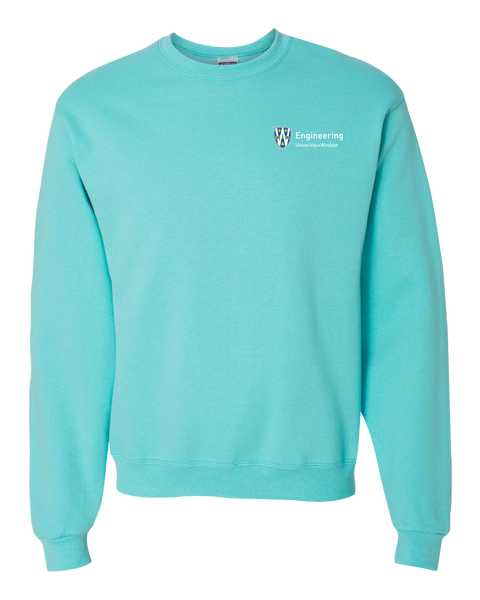 U of W Engineering Alumni Adult Crewneck Sweatshirt with Embroidered Logo