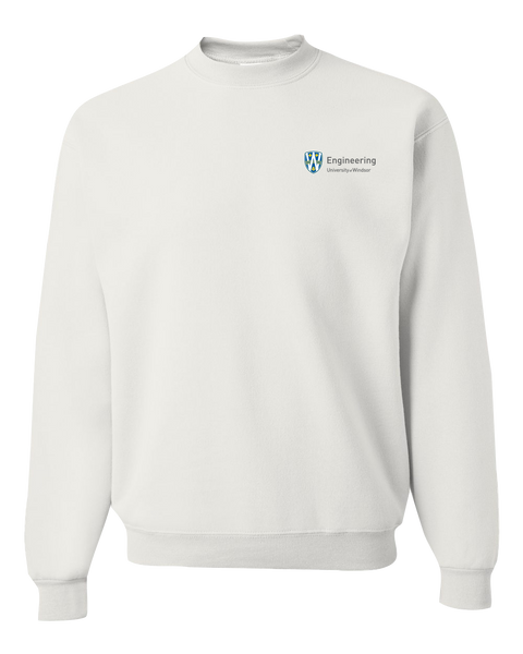 U of W Engineering Alumni Adult Crewneck Sweatshirt with Embroidered Logo
