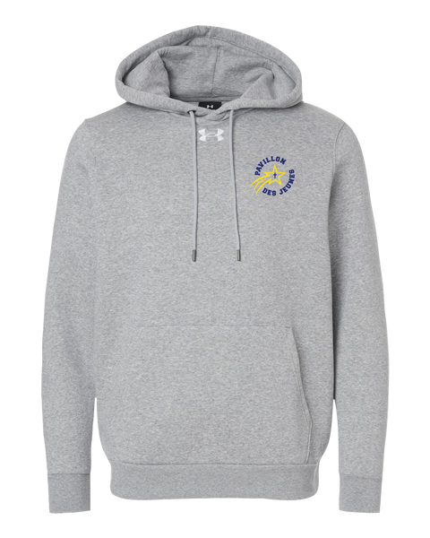 Pavillon Des Jeunes Adult Under Armour® Fleece Hooded Sweatshirt with Embroidered Logo