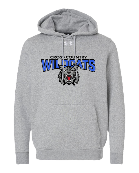 Villanova Cross Country Adult Under Armour® Fleece Hooded Sweatshirt with Embroidered Logo