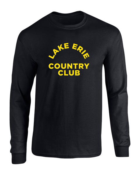 Lake Erie Country Club Garment-Dyed Heavyweight Long Sleeve with Printed Logo