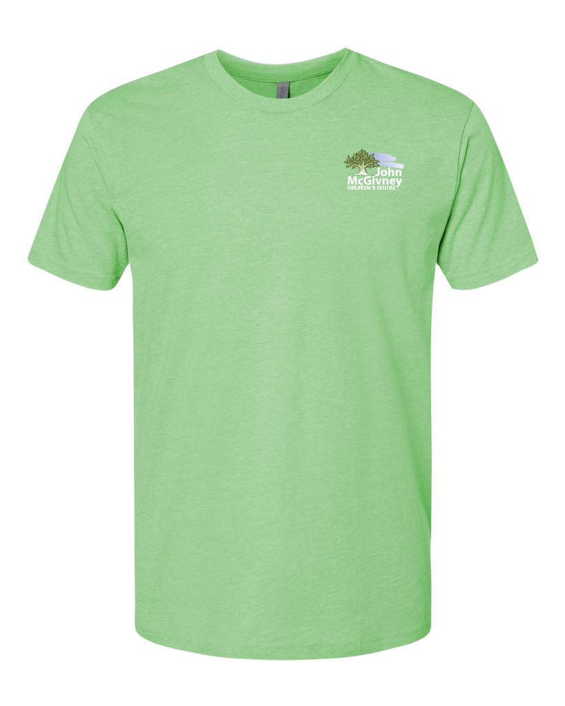 John McGivney Adult Crewneck T-Shirt Printed Logo