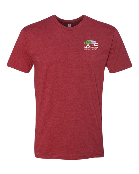 John McGivney Adult Crewneck T-Shirt Printed Logo