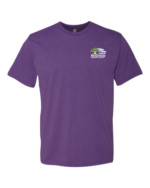 John McGivney Adult Crewneck T-Shirt Printed Logo