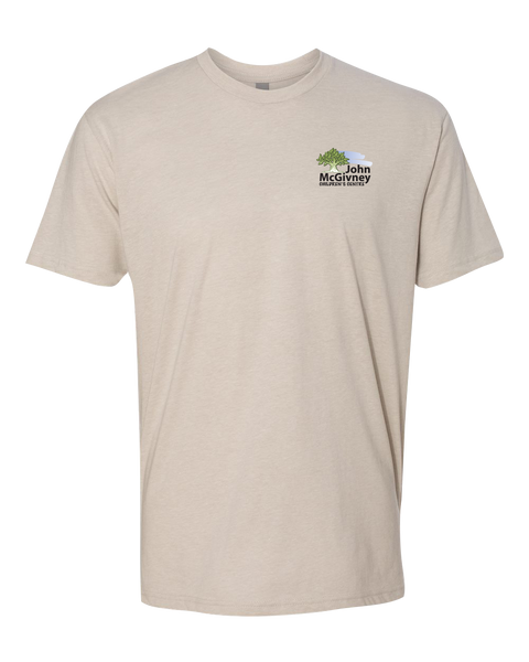 John McGivney Adult Crewneck T-Shirt Printed Logo