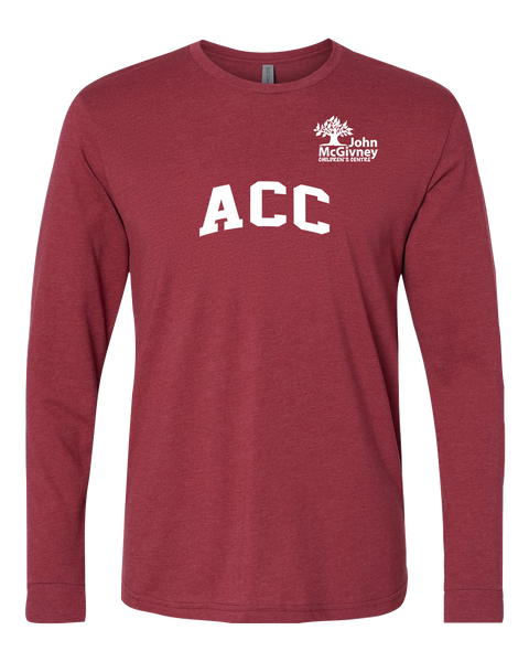 "ACC" John McGivney Adult Long-Sleeve T-Shirt with Printed Logo