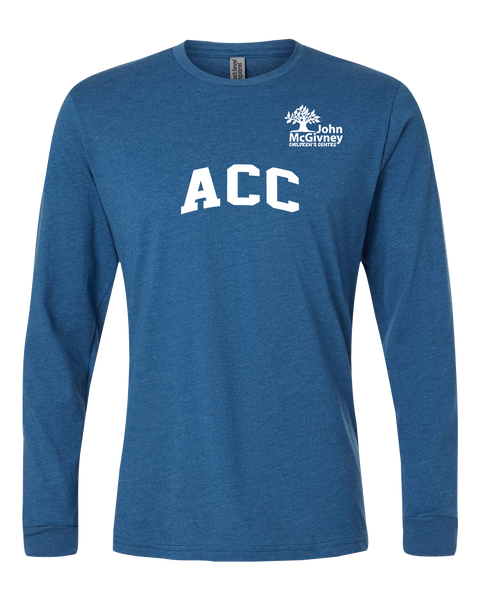 "ACC" John McGivney Adult Long-Sleeve T-Shirt with Printed Logo