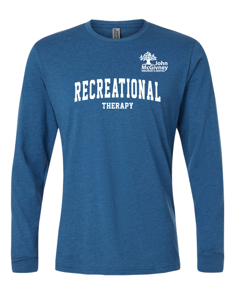 "Recreational Therapy" John McGivney Adult Long-Sleeve T-Shirt with Printed Logo