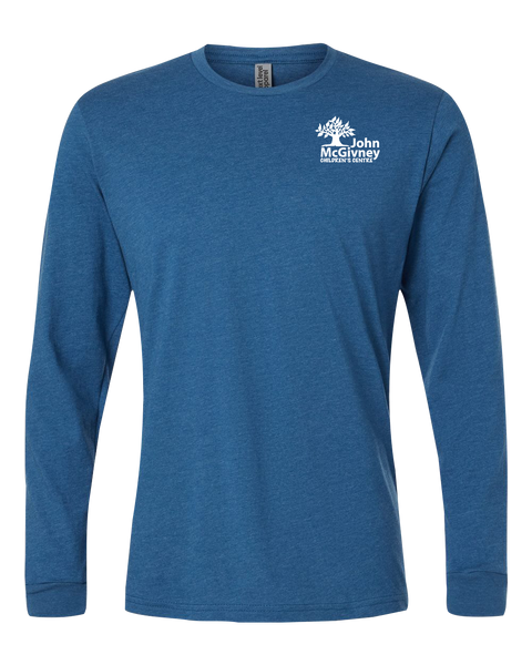John McGivney Adult Long-Sleeve T-Shirt with Printed Logo