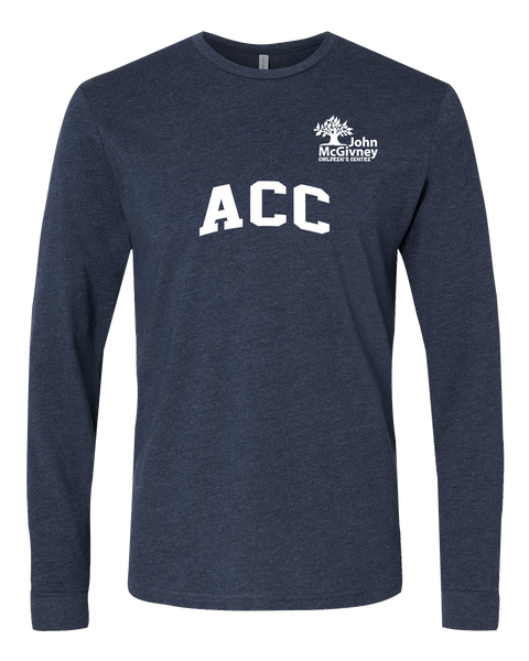 "ACC" John McGivney Adult Long-Sleeve T-Shirt with Printed Logo