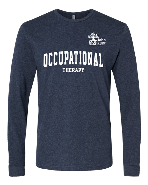 "Occupational Therapy" John McGivney Adult Long-Sleeve T-Shirt with Printed Logo