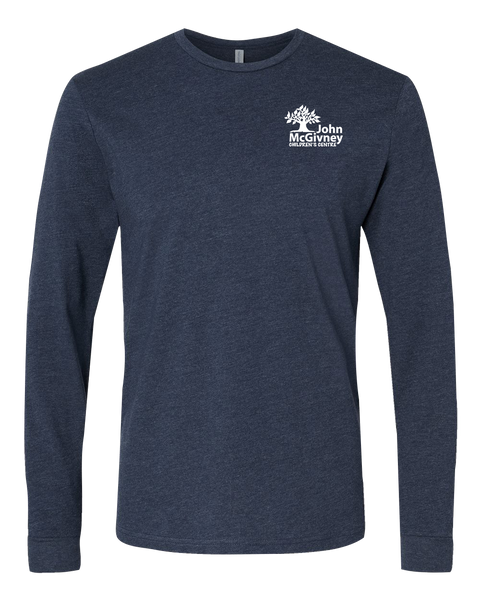 John McGivney Adult Long-Sleeve T-Shirt with Printed Logo