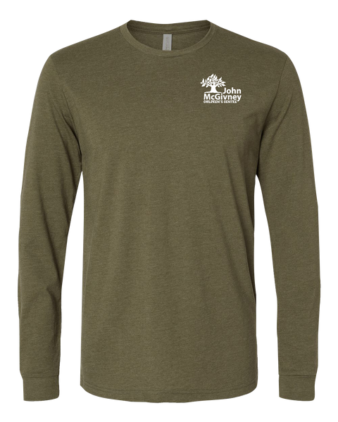 John McGivney Adult Long-Sleeve T-Shirt with Printed Logo