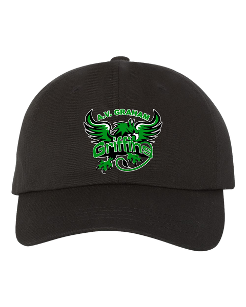 Griffins Adult Low-Profile Cotton Twill Cap with Embroidered Logo