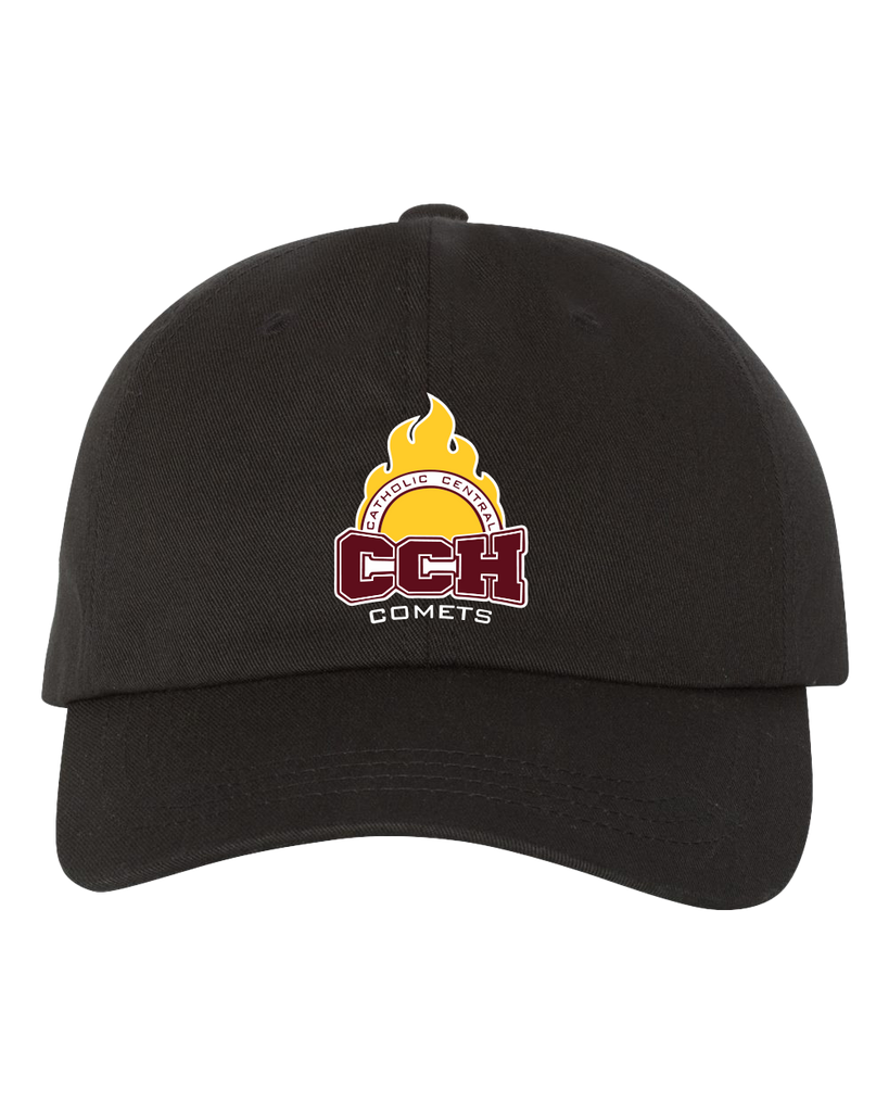 Catholic Central Adult Low-Profile Cotton Twill Cap with Embroidered Logo