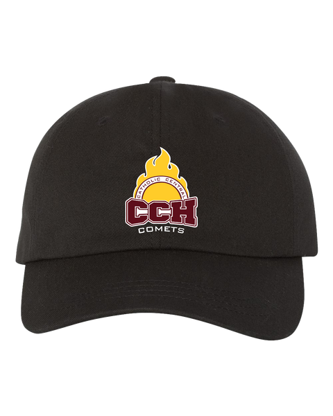 Catholic Central Adult Low-Profile Cotton Twill Cap with Embroidered Logo