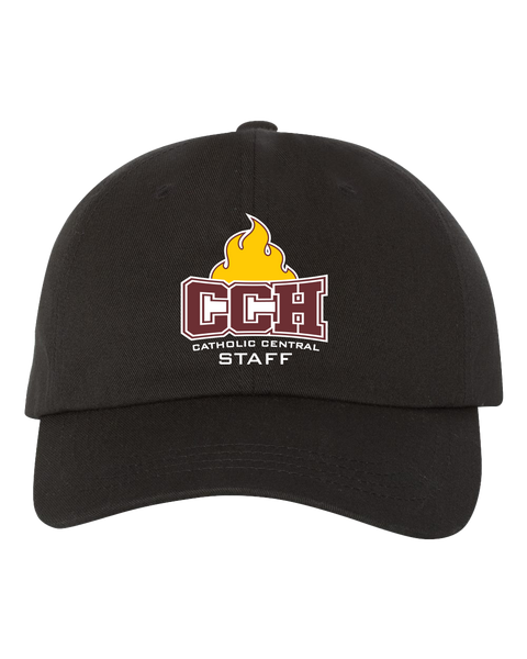 Catholic Central Adult Low-Profile Cotton Twill Cap with Embroidered Logo