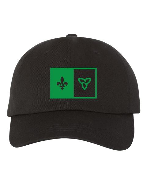 "Franco-Ontarian Flag" Classic Dad Hat with Embroidered Logo