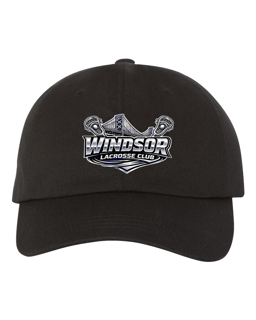 Windsor Lacrosse Club Adult Classic Adjustable Hat with Embroidered Logo