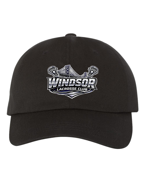 Windsor Lacrosse Club Adult Classic Adjustable Hat with Embroidered Logo