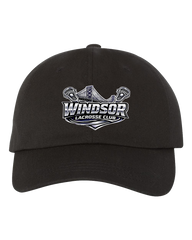 Windsor Lacrosse Club Adult Classic Adjustable Hat with Embroidered Logo