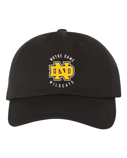 Wildcats Adult Low-Profile Cotton Twill Cap with Embroidered Logo