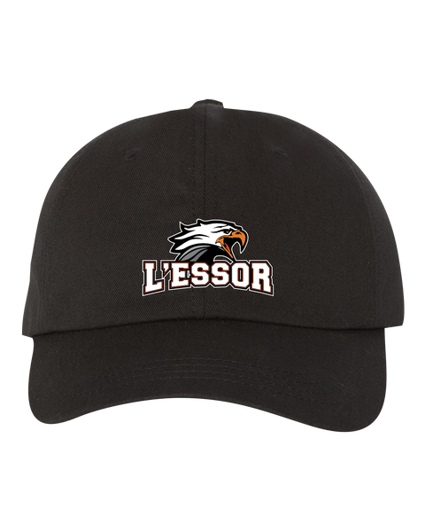 L'Essor Adult Low-Profile Cotton Twill Cap with Embroidered Logo