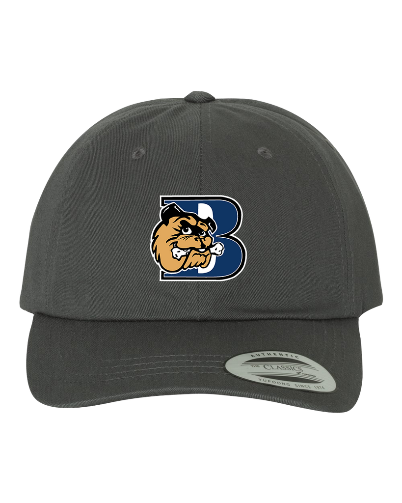 General Brock 'B' Adult Low-Profile Cotton Twill Cap with Embroidered Logo