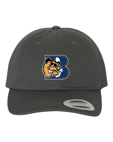 General Brock 'B' Adult Low-Profile Cotton Twill Cap with Embroidered Logo