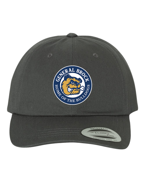 General Brock Adult Low-Profile Cotton Twill Cap with Embroidered Logo