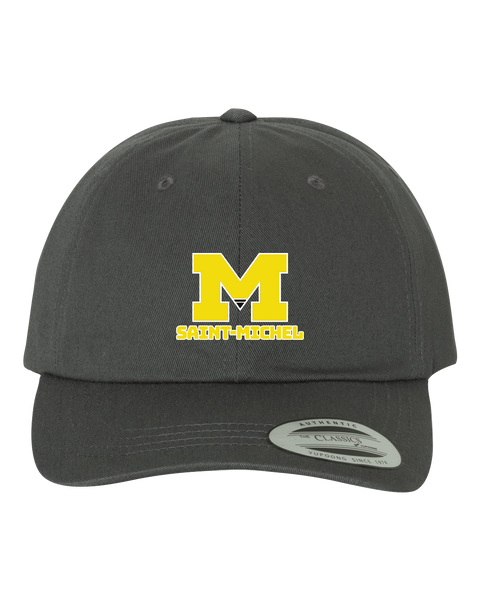 Saint-Michel Adult Low-Profile Cotton Twill Cap with Embroidered Logo