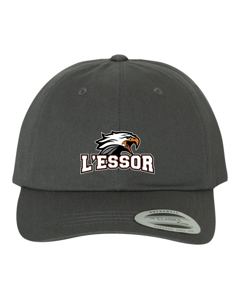 L'Essor Adult Low-Profile Cotton Twill Cap with Embroidered Logo
