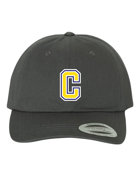 Central Baseball Adult Low-Profile Cotton Twill Cap with Embroidered Logo
