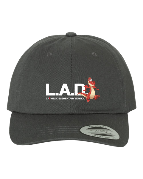 LAD Adult Low-Profile Cotton Twill Cap with Embroidered Logo