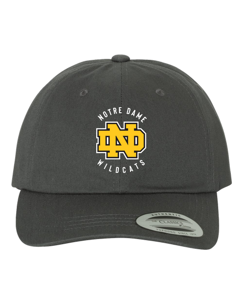 Wildcats Adult Low-Profile Cotton Twill Cap with Embroidered Logo