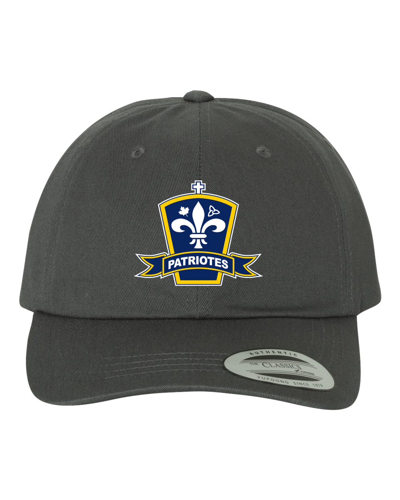 Patriotes Adult Low-Profile Cotton Twill Cap with Embroidered Logo