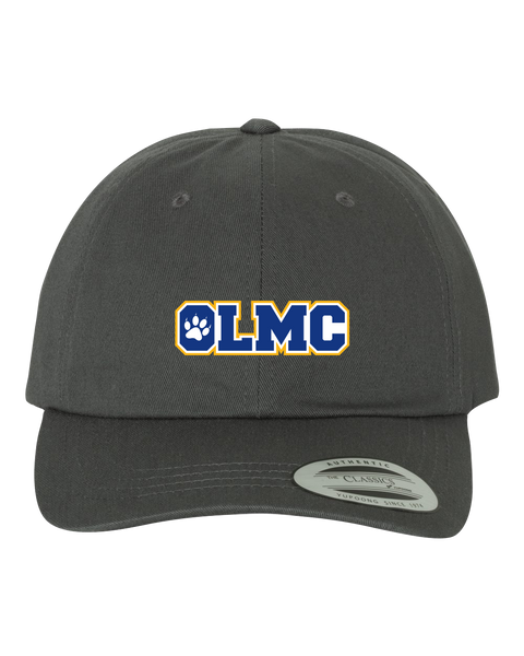 OLMC Cougars Adult Low-Profile Cotton Twill Cap with Embroidered Logo