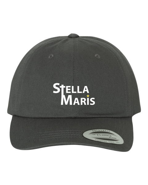 Stella Maris Adult Low-Profile Cotton Twill Cap with Embroidered Logo